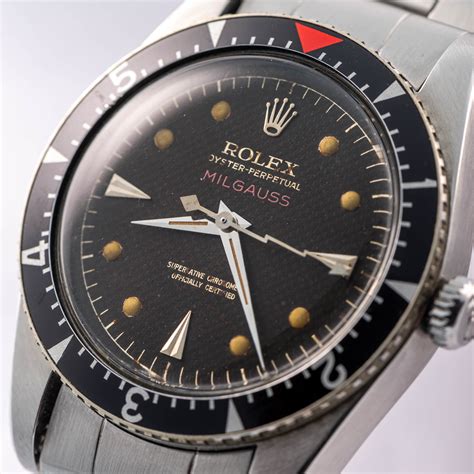 rolex milgauss 6541 christie& 39